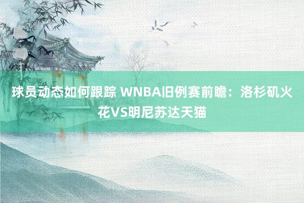 球员动态如何跟踪 WNBA旧例赛前瞻：洛杉矶火花VS明尼苏达天猫