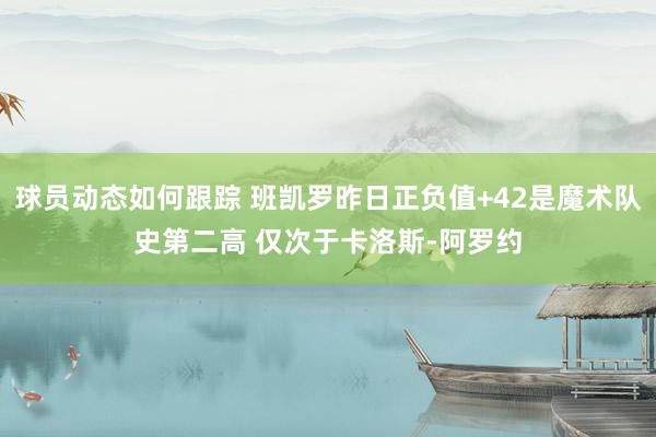 球员动态如何跟踪 班凯罗昨日正负值+42是魔术队史第二高 仅次于卡洛斯-阿罗约