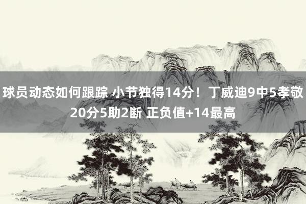 球员动态如何跟踪 小节独得14分！丁威迪9中5孝敬20分5助2断 正负值+14最高