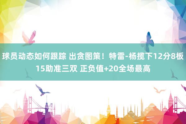 球员动态如何跟踪 出贪图策！特雷-杨揽下12分8板15助准三双 正负值+20全场最高