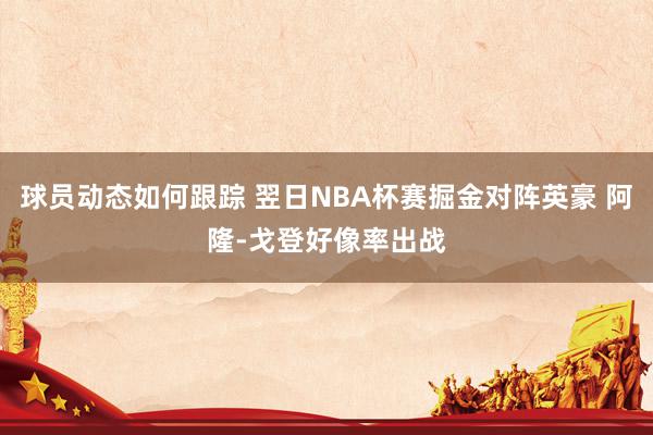 球员动态如何跟踪 翌日NBA杯赛掘金对阵英豪 阿隆-戈登好像率出战